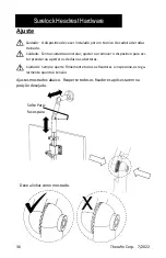 Предварительный просмотр 36 страницы Therafin Surelock 50218 Manual