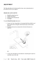 Предварительный просмотр 14 страницы Therafin Therafin Flipdown Adductor Owner'S Instruction Manual