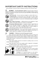 Preview for 7 page of Theralux Theraflo TVS 1.5hp Instruction Manual