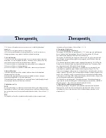 Preview for 4 page of Therapeutix sm9128 Product Manual