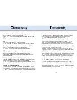 Preview for 8 page of Therapeutix sm9128 Product Manual