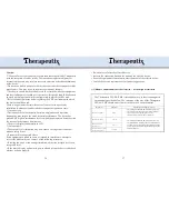 Preview for 14 page of Therapeutix sm9128 Product Manual