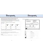 Preview for 16 page of Therapeutix sm9128 Product Manual