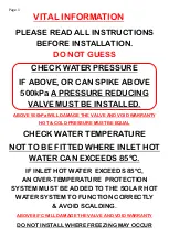 Preview for 2 page of THERM-OZ RENO KIT Instructions Manual