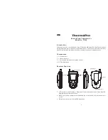 Preview for 1 page of THERM PRO TP-09 Manual