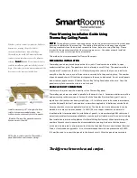 Preview for 1 page of Therma-Ray SmartRooms Installation Manual