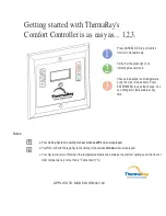 Preview for 1 page of Therma-Ray SR-240 Getting Started Manual