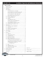 Preview for 2 page of Therma-Stor HI-E Dry 195 Installation, Operation And Maintenance Instructions