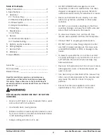 Preview for 2 page of Therma-Stor Phoenix Aquadry TX 80 Owner'S Manual