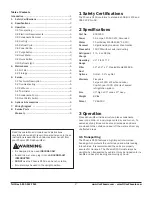 Preview for 2 page of Therma-Stor Phoenix R150 LGR Owner'S Manual