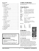 Preview for 2 page of Therma-Stor Phoenix R175 Installation, Operation & Service Instructions