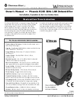 Preview for 1 page of Therma-Stor Phoenix R200 Owner'S Manual