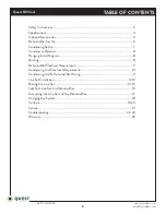 Preview for 2 page of Therma-Stor Quest 185 Cool Installation, Operation And Maintanance Manual