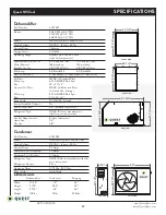 Preview for 4 page of Therma-Stor Quest 185 Cool Installation, Operation And Maintanance Manual