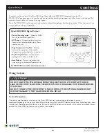 Preview for 19 page of Therma-Stor Quest 185 Cool Installation, Operation And Maintanance Manual