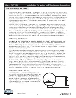 Preview for 5 page of Therma-Stor Quest DRY 150 Installation, Operation And Maintenance Instructions