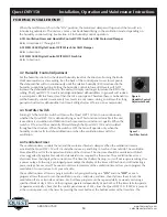 Preview for 10 page of Therma-Stor Quest DRY 150 Installation, Operation And Maintenance Instructions