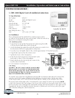 Preview for 13 page of Therma-Stor Quest DRY 150 Installation, Operation And Maintenance Instructions