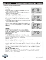 Preview for 17 page of Therma-Stor Quest DRY 150 Installation, Operation And Maintenance Instructions