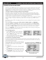 Preview for 19 page of Therma-Stor Quest DRY 150 Installation, Operation And Maintenance Instructions