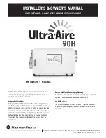 Therma-Stor Ultra Aire 90H Installer'S & Owner'S Manual preview