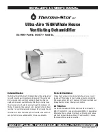 Предварительный просмотр 1 страницы Therma-Stor Ultra-Aire UA-150H Installer'S & Owner'S Manual