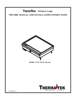 Therma-tek TCTYG36 Owner'S Manual And Installation Instructions предпросмотр