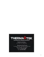 Preview for 29 page of Therma-tek TEK40 Installation, Maintenance & Operating Manual