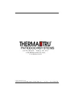 Предварительный просмотр 24 страницы Therma-Tru Fiber-Classic Assembly & Installation