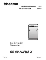 Preview for 1 page of THERMA GS 60 ALPHA X Instruction Book