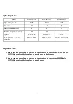 Preview for 3 page of Thermablaster WDFT060-VF-IR Owner'S Manual