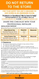 Thermablaster WDFT250-VF-IR Operational Instructions preview