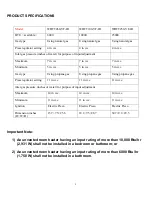 Preview for 2 page of Thermablaster WLT060-VF User Manual