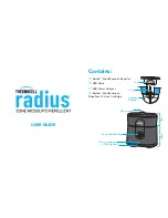 Предварительный просмотр 1 страницы ThermaCell Radius User Manual