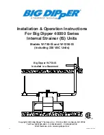 Thermaco Big Dipper W-750-IS Installation & Operation Instructions preview