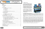 Preview for 2 page of Thermaco Trapzilla TZ-1826 Installation & Maintenance Instructions Manual