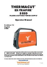 THERMACUT EX-TRAFIRE 55SD Operator'S Manual preview