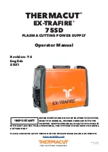 Preview for 1 page of THERMACUT EX-TRAFIRE 75SD Operator'S Manual