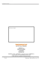 Preview for 64 page of THERMACUT EX-TRAFIRE 75SD Operator'S Manual