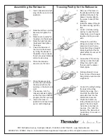 Предварительный просмотр 2 страницы Thermador An American Icon POD301 Quick Reference Manual