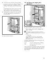 Предварительный просмотр 17 страницы Thermador Bottom Freezer (3 Door) Installation Instructions Manual