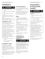 Preview for 8 page of Thermador Bottom Freezer Use & Care Manual