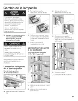 Предварительный просмотр 83 страницы Thermador Bottom Freezer Use & Care Manual