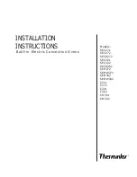 Thermador C271 Installation Instructions Manual preview