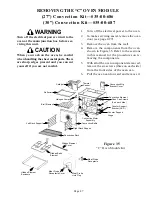 Предварительный просмотр 49 страницы Thermador C271 Service Manual