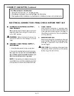 Preview for 26 page of Thermador CD365 Care & Use Manual And Installation Instructions