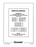 Preview for 1 page of Thermador CD365U Service Manual