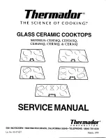 Thermador CEH30Q Service Manual preview