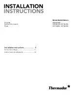 Preview for 3 page of Thermador CEM 304 NS Installation Instructions Manual