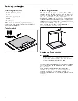 Preview for 6 page of Thermador CEM 304 NS Installation Instructions Manual